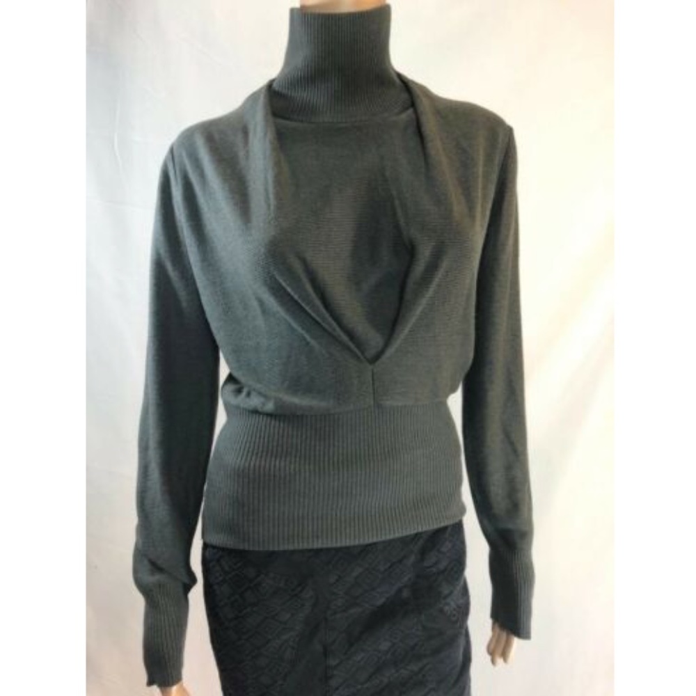 Emporio Armani Womens Sweater Grey Pullover Sz 42 - Picture 1 of 7